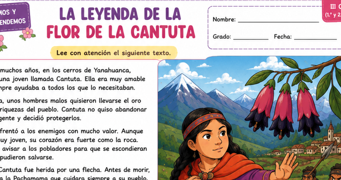 La leyenda de la flor de la cantuta